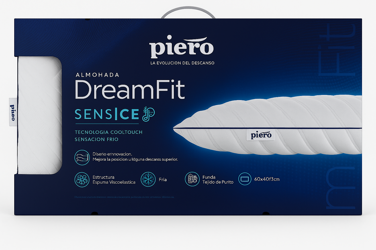 Almohada DreamFit Sense Visco Fria